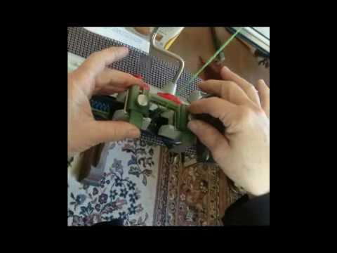 Ribbing and Stockinette on the Sears Orion 360 Knitting Machine