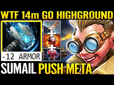 SUMAIL [Snapfire] WTF 14m GO HighGround!!? Imba Meteor Hammer & -12 Amor Stack 7.29 Dota 2 Pro MID