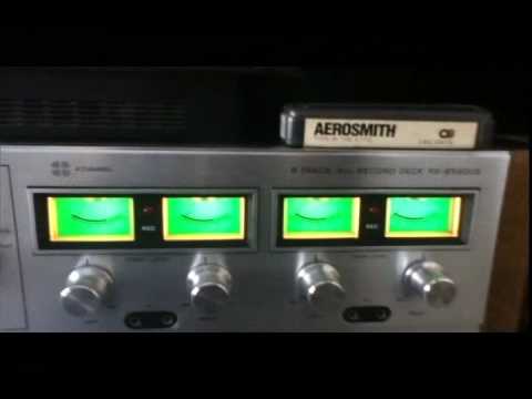 Technics RS-858DUS Quadraphonic 8 Track Deck Demonstration