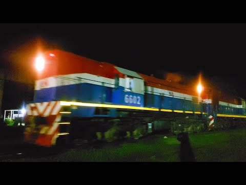 [4K] Tren cargado de NCA con destino a Rosario pasando por Marcos Juárez!!!!!!