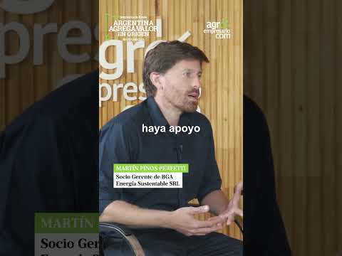 Martín Pinos Perfetti, Socio Gerente de BGA Energía Sustentable SRL