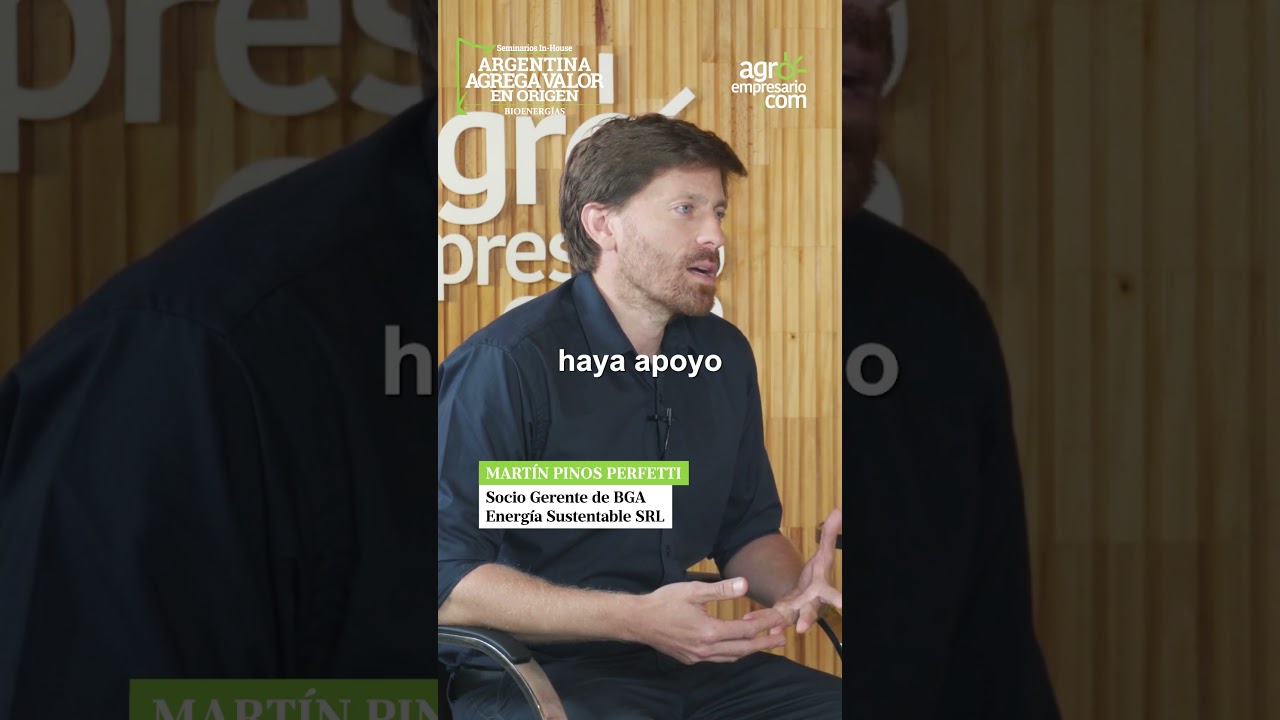 Martín Pinos Perfetti, Socio Gerente de BGA Energía Sustentable SRL