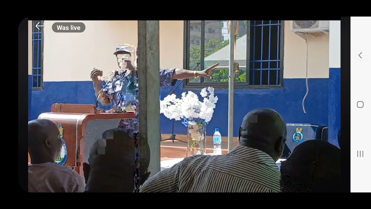 The Official Commissioning of the Aberdeen Police Station in Freetown Sierra Leone. 