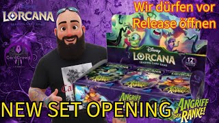 WIR ÖFFNEN DAS NEUE SET - ANGRIFF DER RANKE - VOR RELEASE | Disney Lorcana Opening