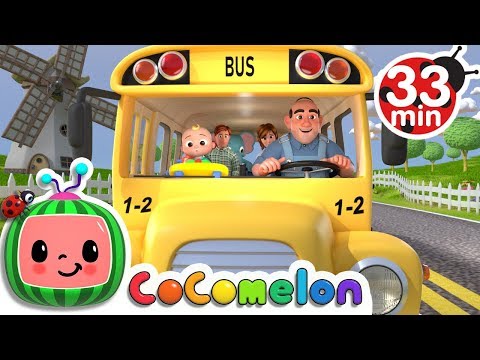 Wheels on the Bus | +More Nursery Rhymes & Kids Songs - ABCkidTV