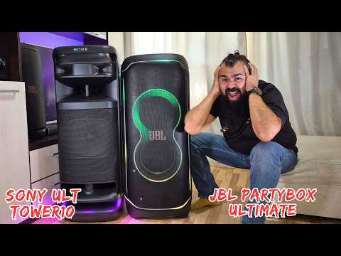 Cross-Comparison JBL Partybox Ultimate VS Sony ULT Tower 10