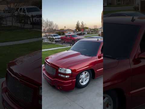 LSX Gmc Sierra Custom Cowl Hood & Stepside Bed \ud83c\udf53 #lsxworld #lsswap #lsx #gmc #gmcsierra #nbs #obs