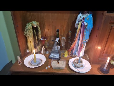 #hoje ritual do agradecimento com o povo da magia