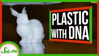 Plastic Bunny 3D Printed From Its Own DNA
