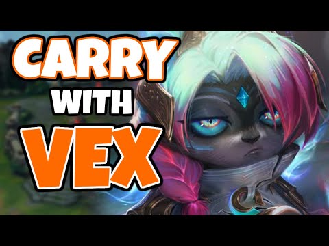 Starting to get REALLY GOOD at CARRYING with VEX in CHALLENGER | Challenger Vex - League of Legends