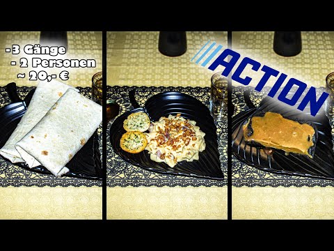 3-Gänge-Menü - nur mit Zutaten von ACTION!
