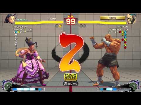 Kawaguuchi (Rose) vs RARIKEN (Sagat) vs ☆Shin☆ (Juri) - AE 2012 Matches *1080p*