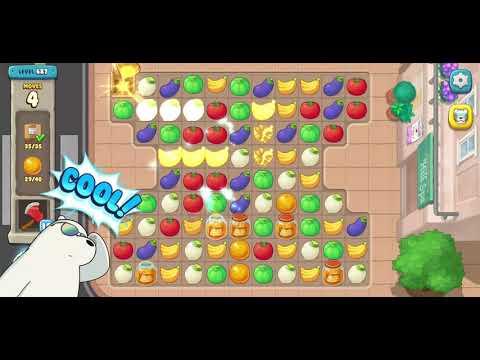 We Bare Bears Match3 Repairs Level 687 - No Boosters