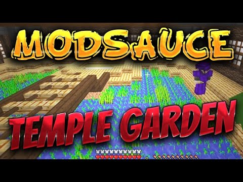 Minecraft Mods - HermitCraft MODSAUCE {EP.16} Temple Garden!