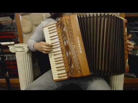 SCANINTAIR120CW - Cherry Scandalli Intense Air Piano Accordion LMMH 41 120 $12999