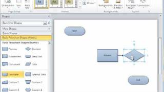 Visio 2010 60 second snippet : How to use AutoConnect and Quick Shapes