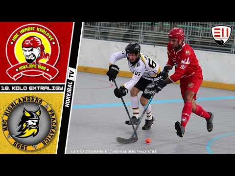 Highlights 18. kola Extraligy hokejbalu - HBC Hradec Králové 1988 vs. HBC Prachatice | 18.3. 2023