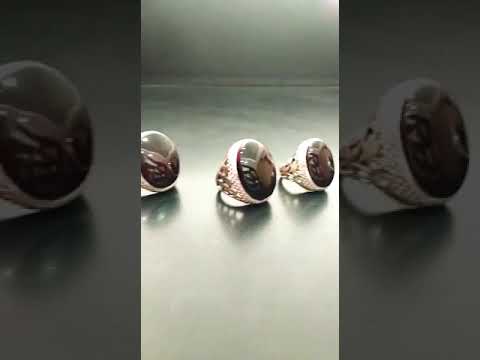 Yemani Agate | Beautiful Yemani Aqeeq Ring | Silver Ring | Yemani Aqeeq Best Quality Stone | Yeman|