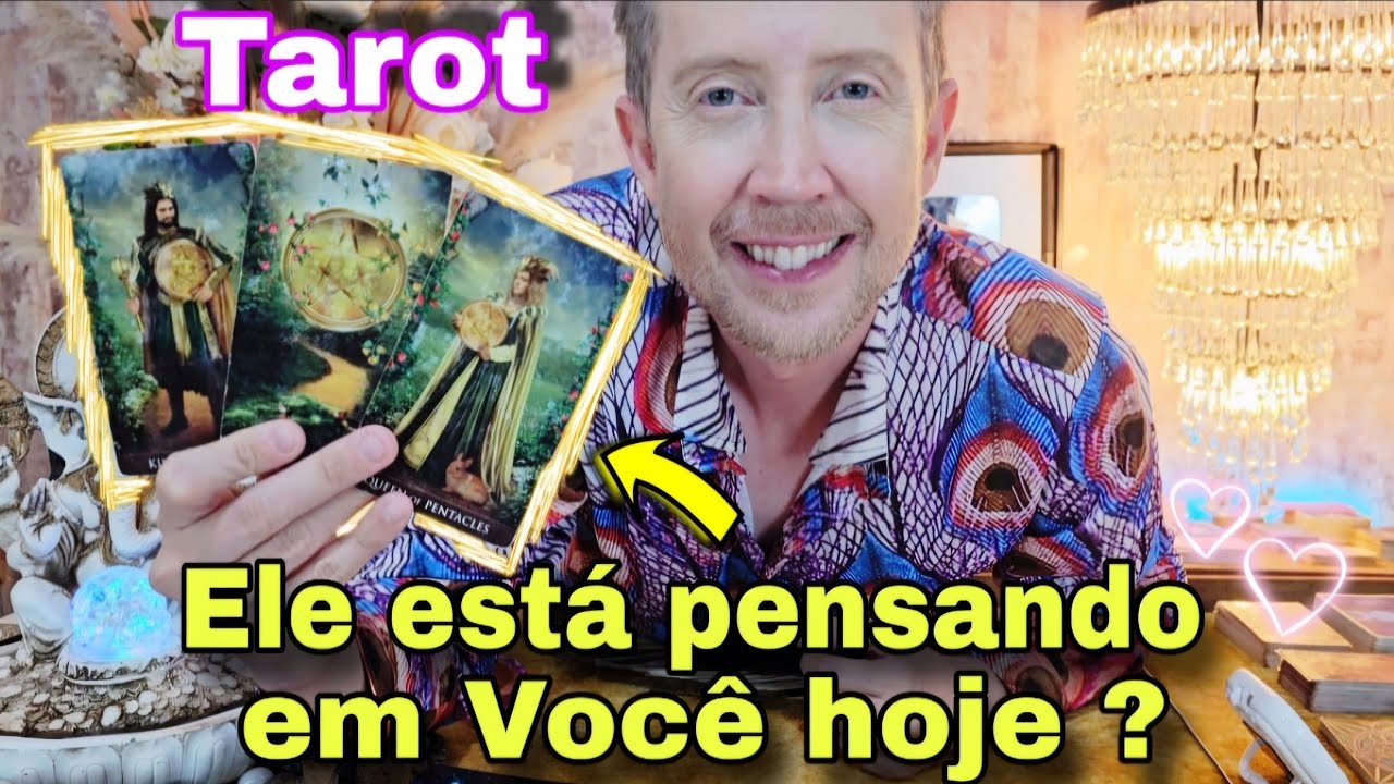 ELE ESTÁ PENSANDO EM VOCÊ HOJE ? COMO ELE PENSA QUE VOCÊ ESTÁ ? rei do oraculo hoje,buba taro hoje