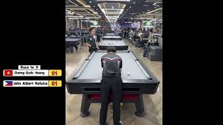 Dương Quốc Hoàng Hoàng Sao vs John Albert Refulle - Race to 9