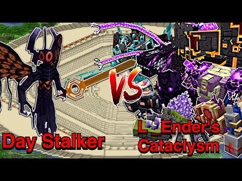 Minecraft |Mobs Battle| Day Stalker (Marium's Soulslike Weaponry)VS L_Ender 's Cataclysm