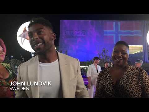 EUROVISION 2019 ORANGE CARPET | John Lundvik - Too Late For Love (SWEDEN)