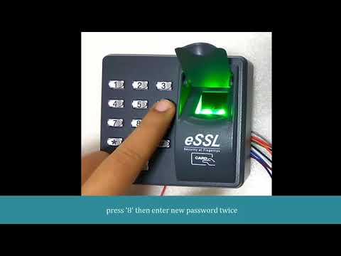 Optical sensor essl x7 fingerprint access control system, pr...