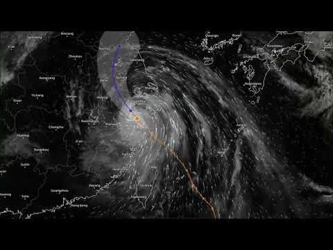 Live tracker of Typhoon Bavi