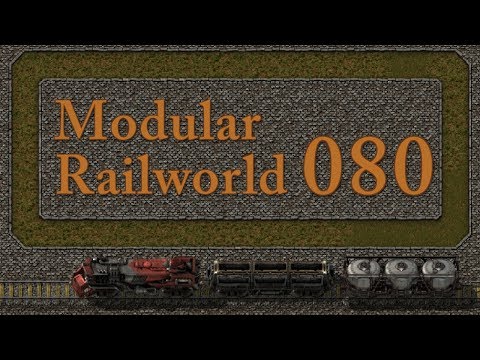 Factorio Modular Railworld #80 - Between Turrets and Biters