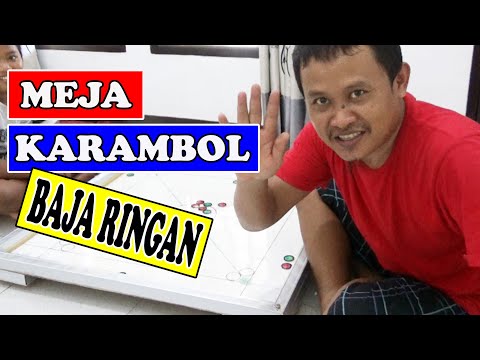 MEMBUAT MEJA  KARAMBOL DARI  BAJA  RINGAN  TERNYATA BISA LOH 