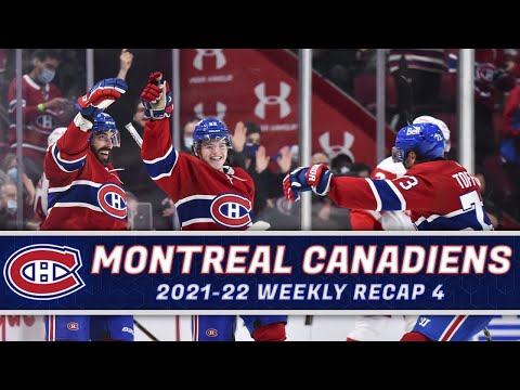 Montreal Canadiens 2021/22 Season - Weekly Highlights #4 - Oct. 17th to Oct. 23rd