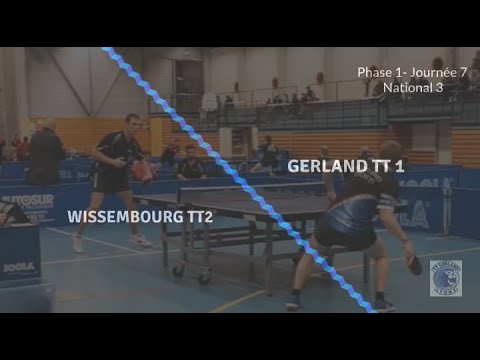 Nationale 3 - Journée 6 - TTNA Wissembourg vs TT Lyon 7 Gerland 2