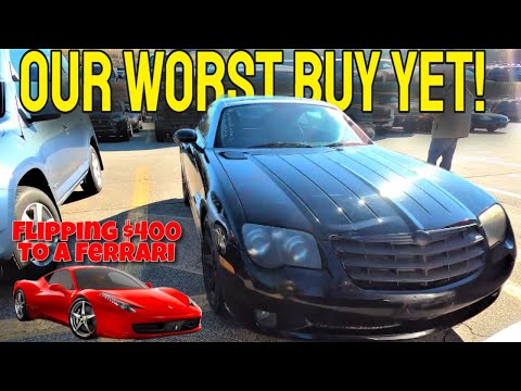 I Regret Buying This Donation Car! - Flipping $400 to a Ferrari -