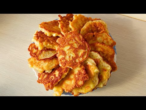 Apple pancakes without yeast