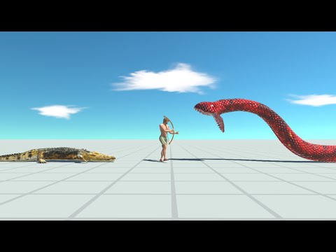 TITANOBOA & CROCODILE vs EVERY UNIT - Animal Revolt Battle Simulator