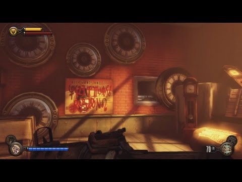 Bioshock Infinite - Find the Cipher side quest - Plaza of Zeal/ Good Time Club