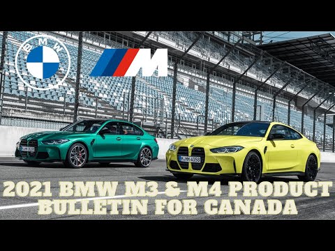 2021 BMW M3 & M4 Production Bulletin for Canada