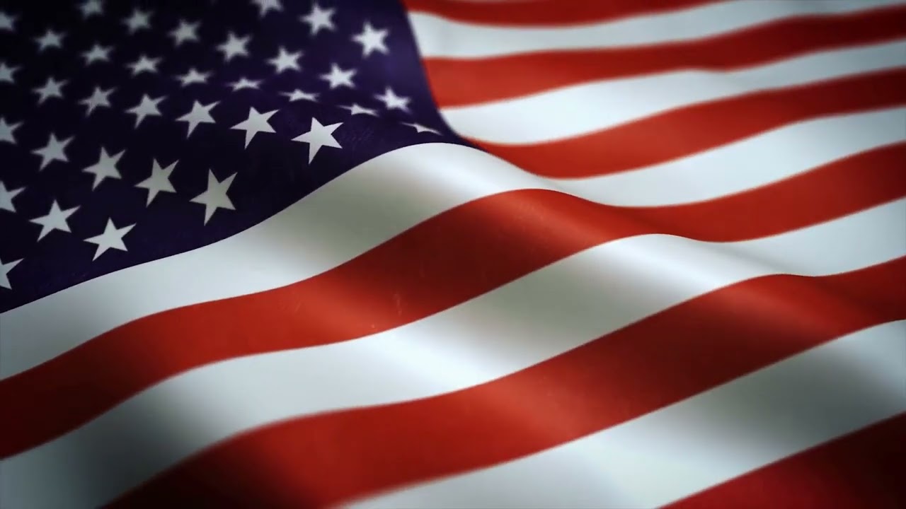 3 Hour Patriotic Wallpaper: Mesmerizing Waving American Flag Background, Ignite Your Patriotism! 🦅