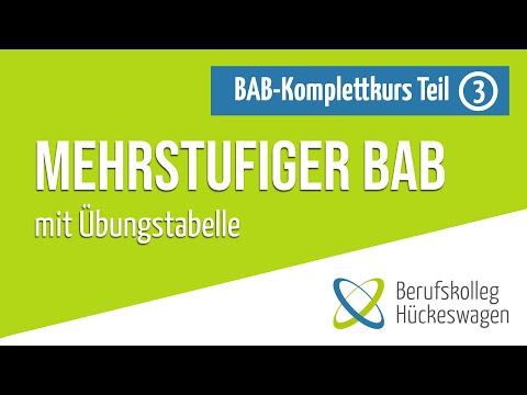 Mehrstufiger BAB mit Hilfskostenstellen einfach erklärt | Zuschlagssätze & Kostenstellenrechnung BWR
