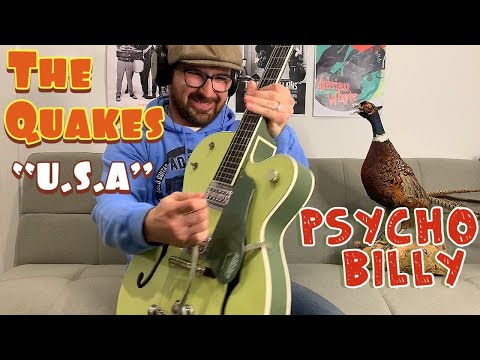 The Quakes - USA - Psychobilly Guitar Cover - Adrian Whyte