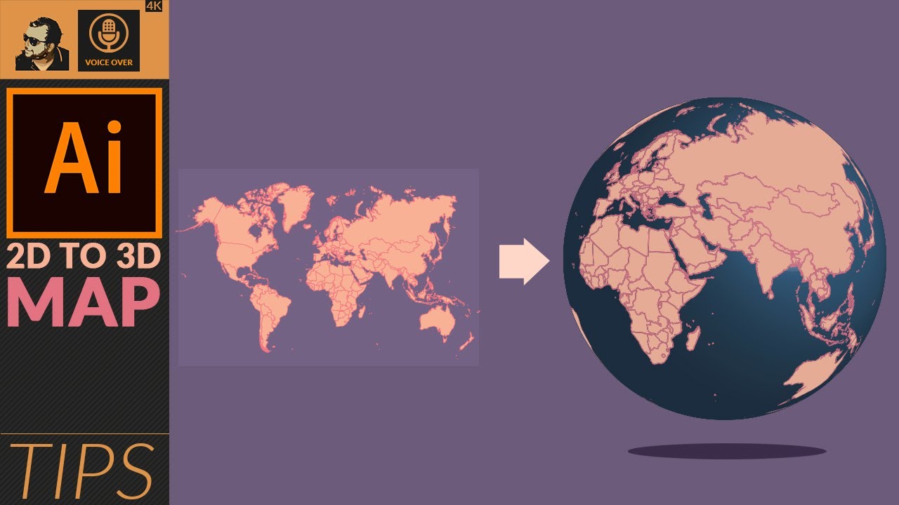 How to Map a vector in to 3D surface in adobe illustrator  | Illustrator Tips