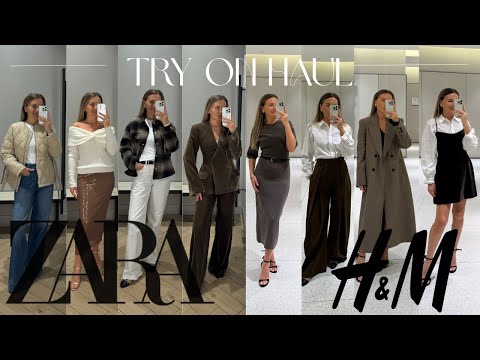 Newest ZARA and H&M ** Try on HAUL | **