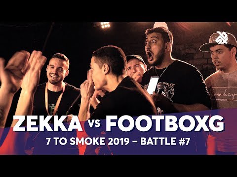 ZEKKA vs FOOTBOXG | Grand Beatbox 7 TO SMOKE Battle 2019 | Battle 7
