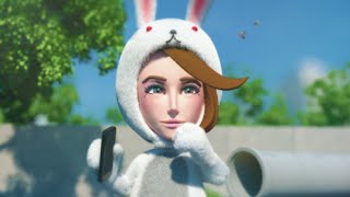 ダレノガレ明美がウサギコスプレ／ソフトバンクオンラインショップCM