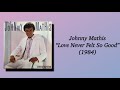Johnny Mathis - Love Never Felt So Good (1984) AOR