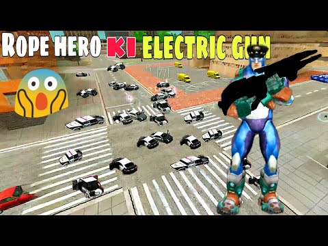 Rope hero vice town || Rope hero ki electric gun || rope hero vice town new update || Rope hero