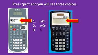 How to Use the TI 30XS or TI 30X IIS to Calculate Combinations and Permutations
