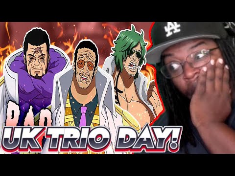 Kizaru, Fujitora & Ryokugyu Rap || "Admirals II" - UK TRIO! [One Piece] DB Reaction
