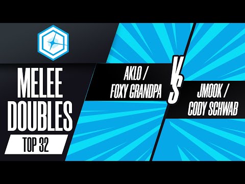 Aklo / Foxy Grandpa vs Jmook / Cody Schwab - Melee Doubles Losers Top 8 - Shine 2023