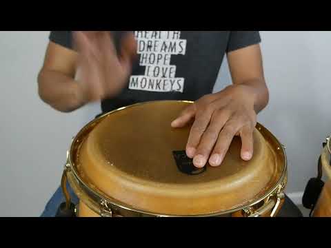Basic tumbao pattern on congas